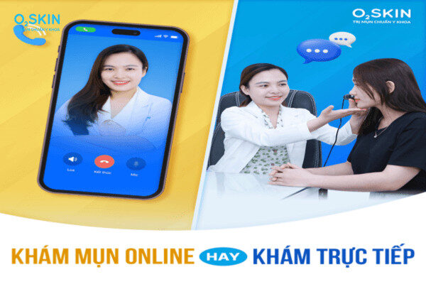 alt text: Hình ảnh minh họa khám mụn online