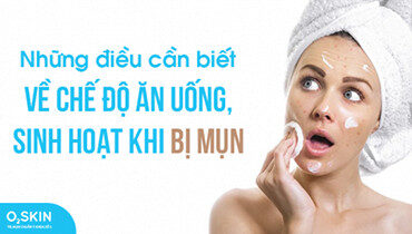 Chế độ ăn uống cho da mụn